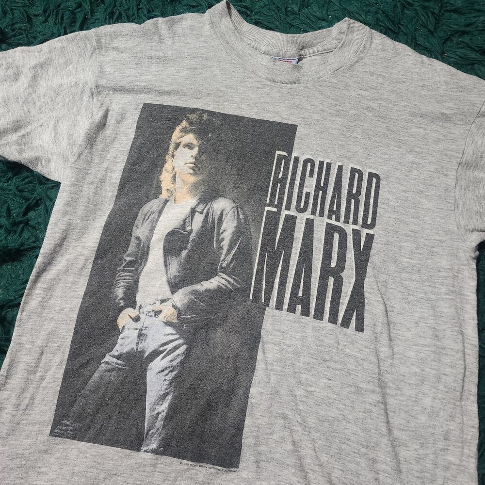 Vintage Richard Marx 1988 Hold On To The Nights Summer Tour T-Shirt - Picture 3 of 6